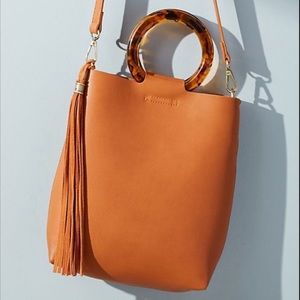 Anthropologie | Lucite-handled tote bag
